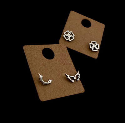 COMBO | Aros Aritos Ameri + Alas (Acero Quirurgico)