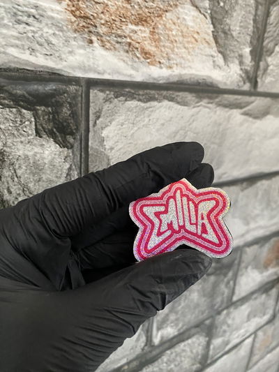 Sticker Emilia holografico #89