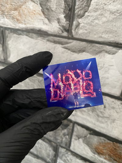 Sticker Modo Diablo holografico #51