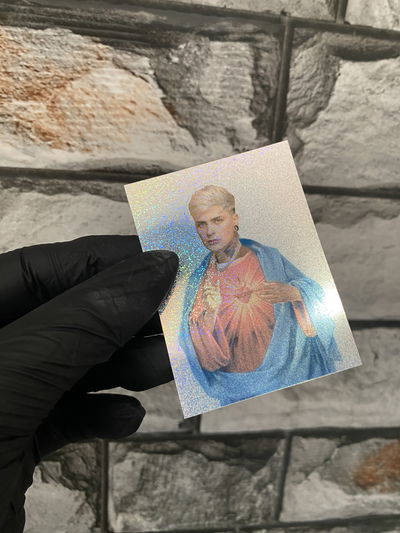 Estampita holografica Lit Killah sticker