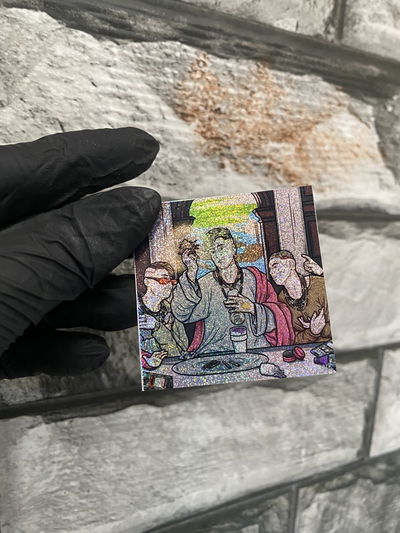 Sticker Modo diablo holografico #60