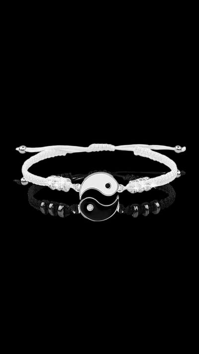 Set pulseras Yin Yang