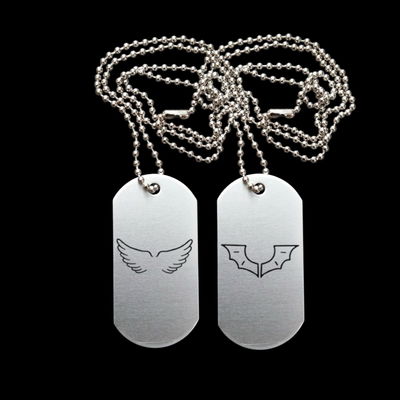 Set Militar Alas slim (Acero quirurgico)