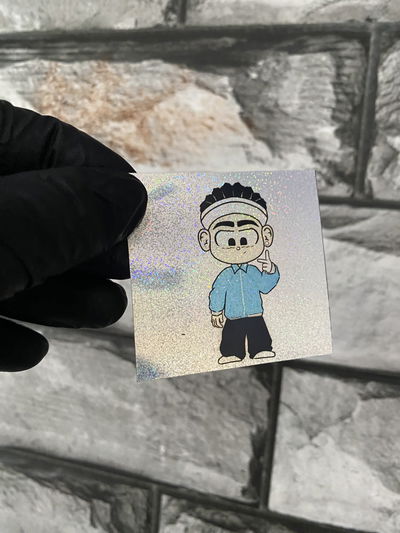 Sticker Trueno holografico #108