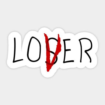 Sticker LOSER LOVER #130