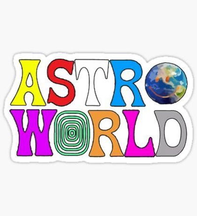 Sticker Astro World #176