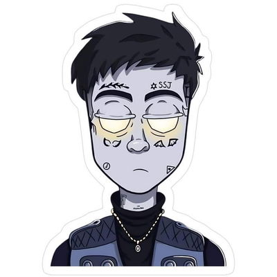 Sticker Duki #113