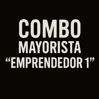 COMBO EMPRENDEDOR 1 (x9 piezas)