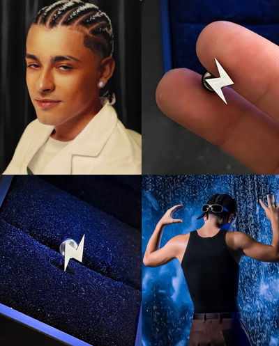 Aritos Trueno (Acero quirúrgico)