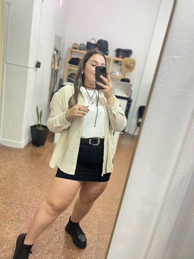 CAMISA BEIGE PANDO