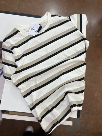 Remera Rayada lacoste (market)