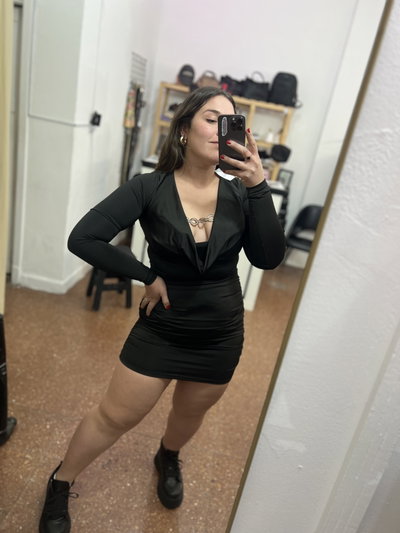 Vestido Buche Aplique 
