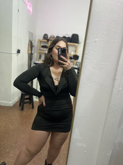 Vestido Buche Aplique 
