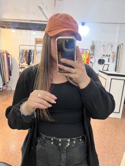 Gorra terracota prelavado 