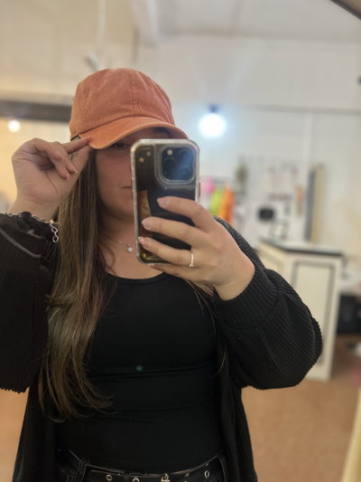 Gorra terracota prelavado 