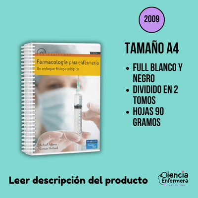 Farmacología para Enfermería Adams