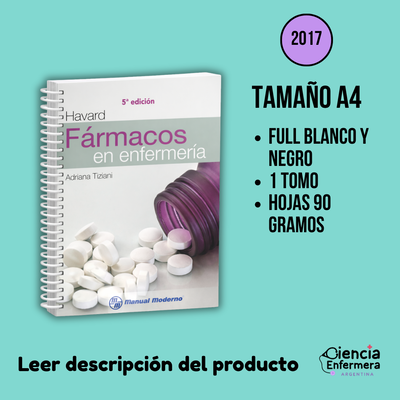 Farmacología en Enfermería Havard - Tiziani