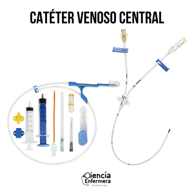 Catéter venoso central 2 lúmenes