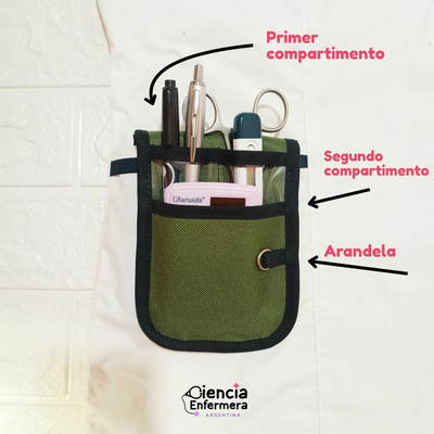 Salvabolsillo verde militar