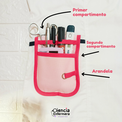 Salvabolsillo rosa y fucsia