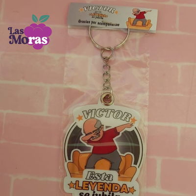 Llaveros plastificados personalizados 