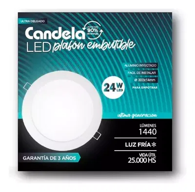 Panel led Redondo 24w Embutir