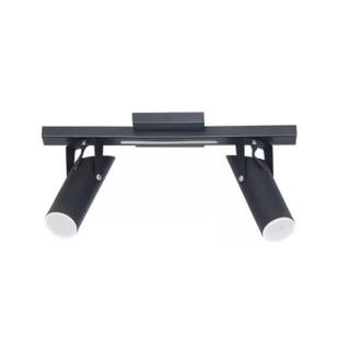 Aplique Pared Ferrolux Borja 2 Luces Gu10 Negro