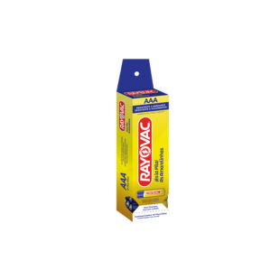 Pilas Rayovac AAA Zinc Carbono X2