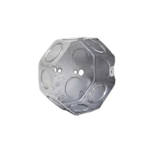 Caja octogonal chica metal 