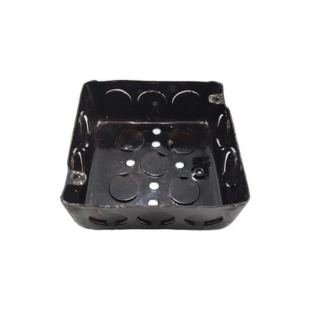 Caja cuadrada Metal pintado