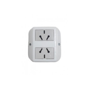 Doble Toma Cioccaplast superficial 10amp
