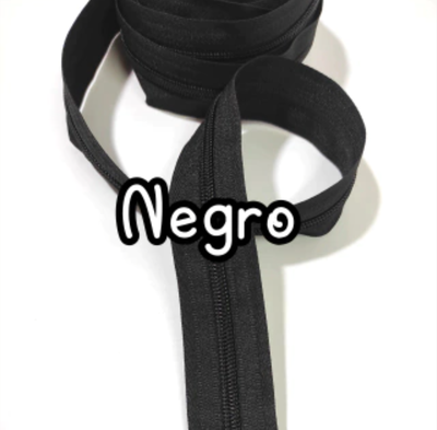 CIERRE NEGRO X 5 MTS