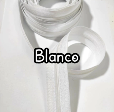 CIERRE BLANCO X 5 MTS