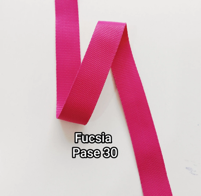 CINTA MOCHILERA FUCSIA P/30 X 5 MT