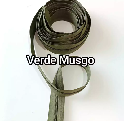 CIERRE VERDE MUSGO X 5 Mts