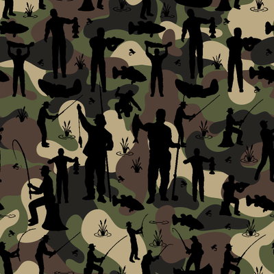 CORDURA PESCA MILITAR NEGRA 