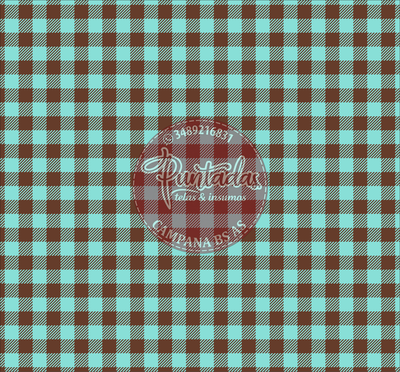 CORDURA LINO MARRON-AQUA