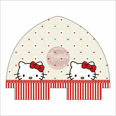 PORTA MATE/TAZA KITTY CIRCULO CORAZON 