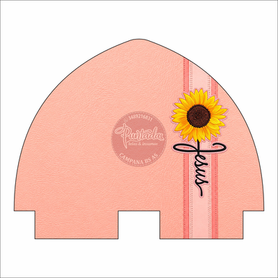PORTA MATE/TAZA JESUS ROSA 