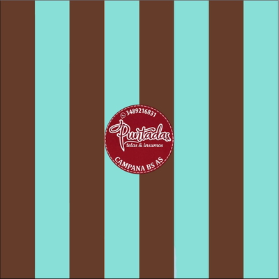 CORDURA FRANJA MARRON-AQUA