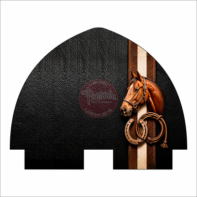 PORTA MATE/TAZA CABALLO NEGRO 