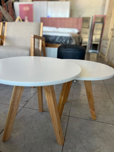 Mesa Ratona Dys Doble Redonda 