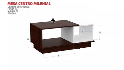 Mesa De Centro Milenial Mosc EN CAJA