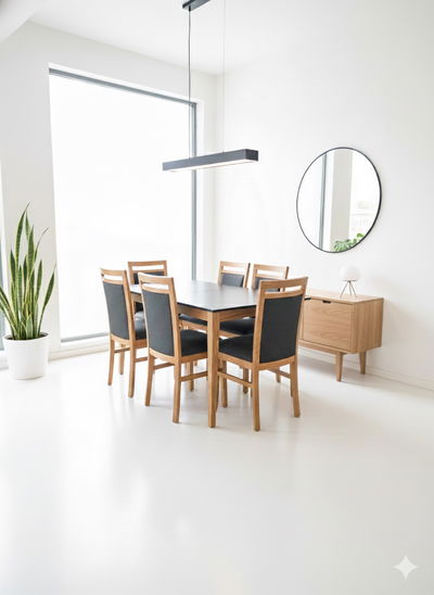 Mesa escandinava extensible 130