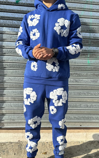 Conjunto Denim DRIP | AZUL c/ BLANCO