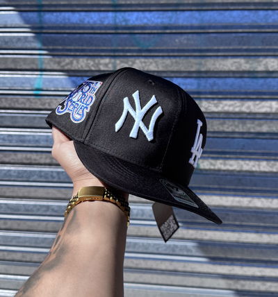 Gorra NY/LA Regulable Curva | NEGRO