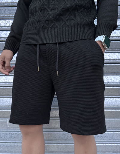 Bermuda Algodon Panal | NEGRO