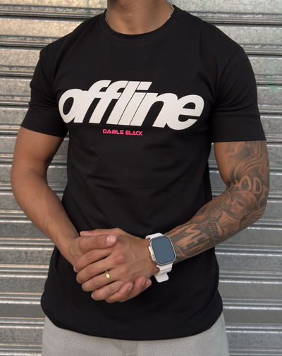 Remera Offline | NEGRO