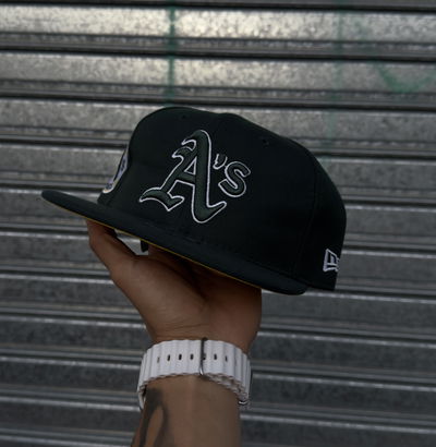 Gorra As Cerrada Plana Importada | VERDE c/ AMARILLO