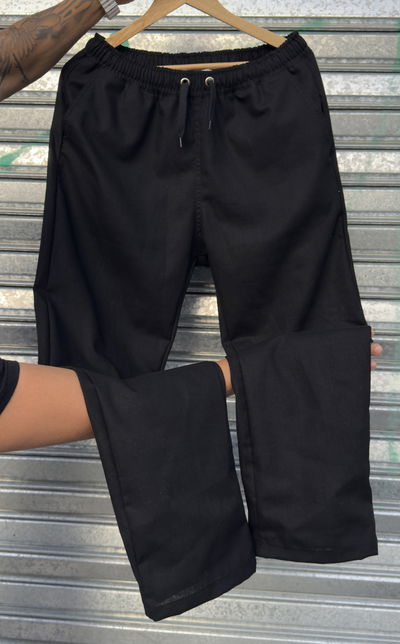 Pantalon Lino | NEGRO